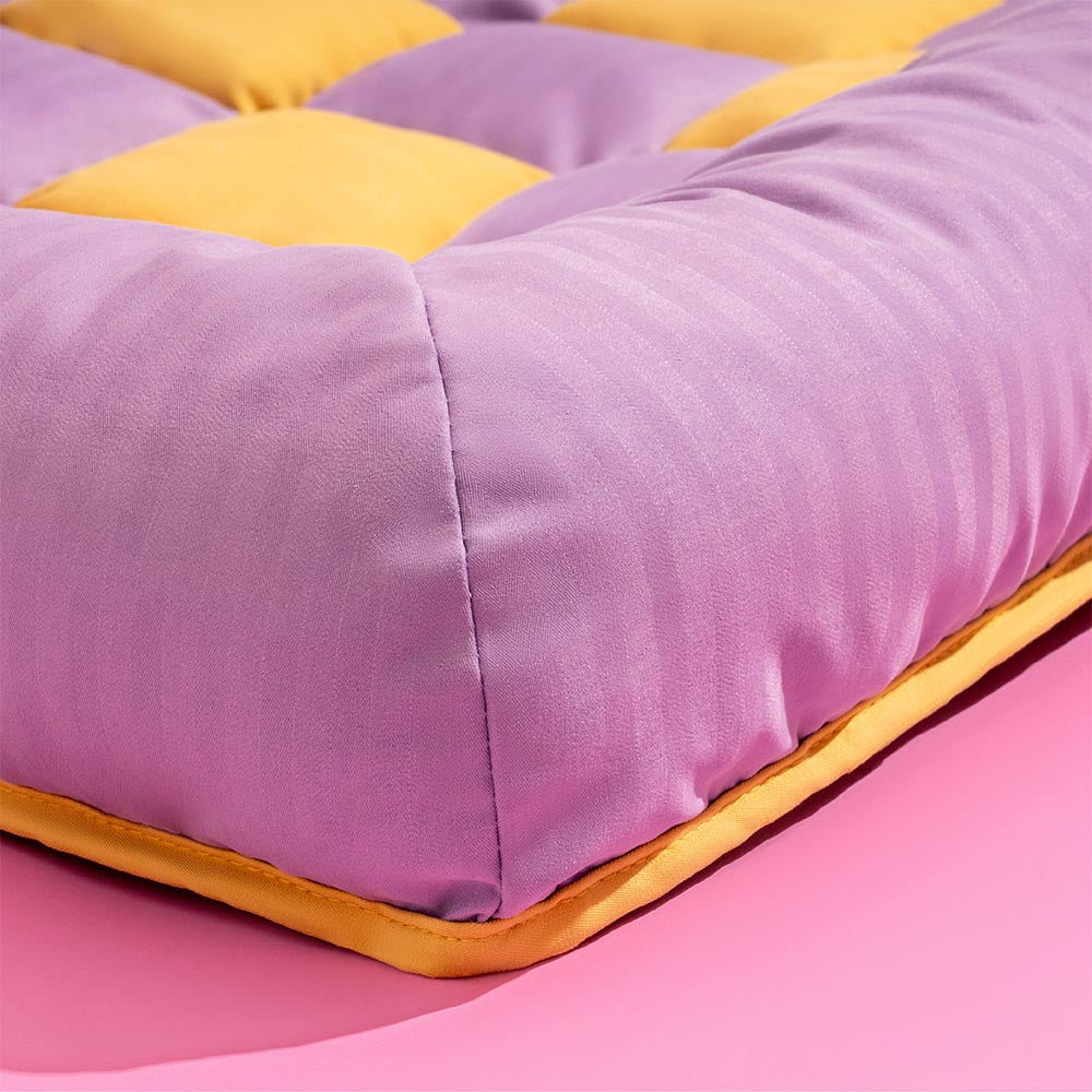 Veilige Hondenautostoel - Schaakbordstijl