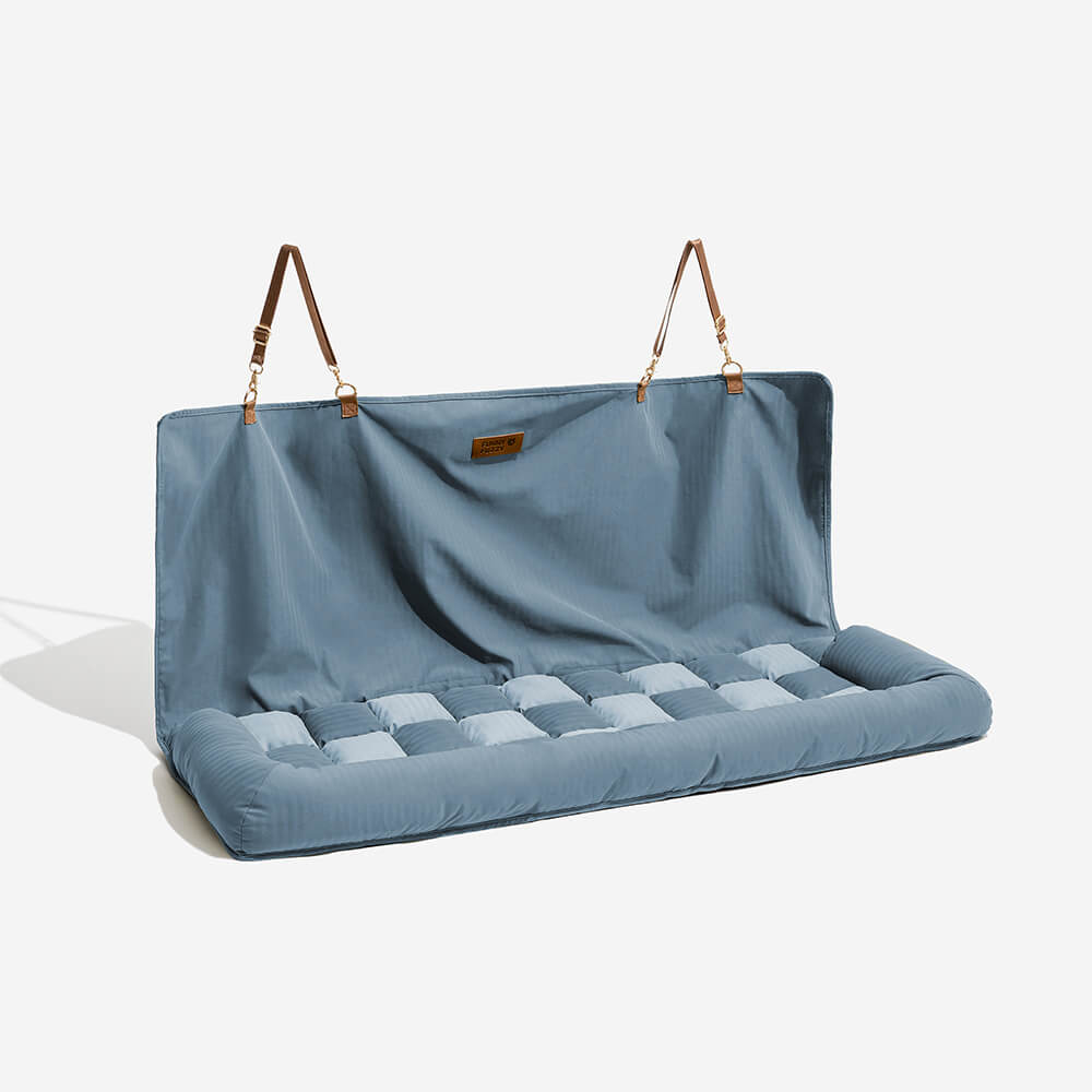 Veilige Hondenautostoel - Schaakbordstijl