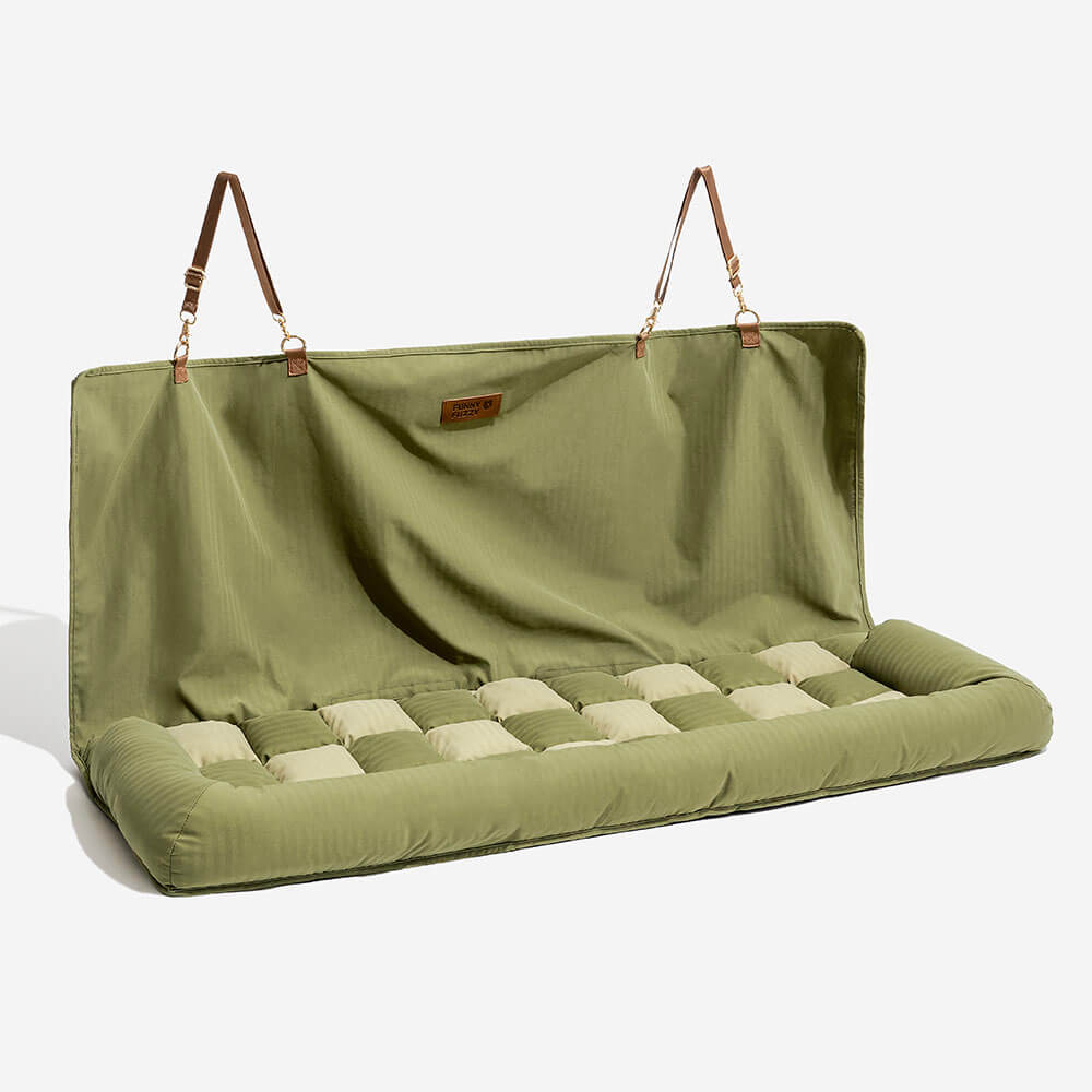 Veilige Hondenautostoel - Schaakbordstijl