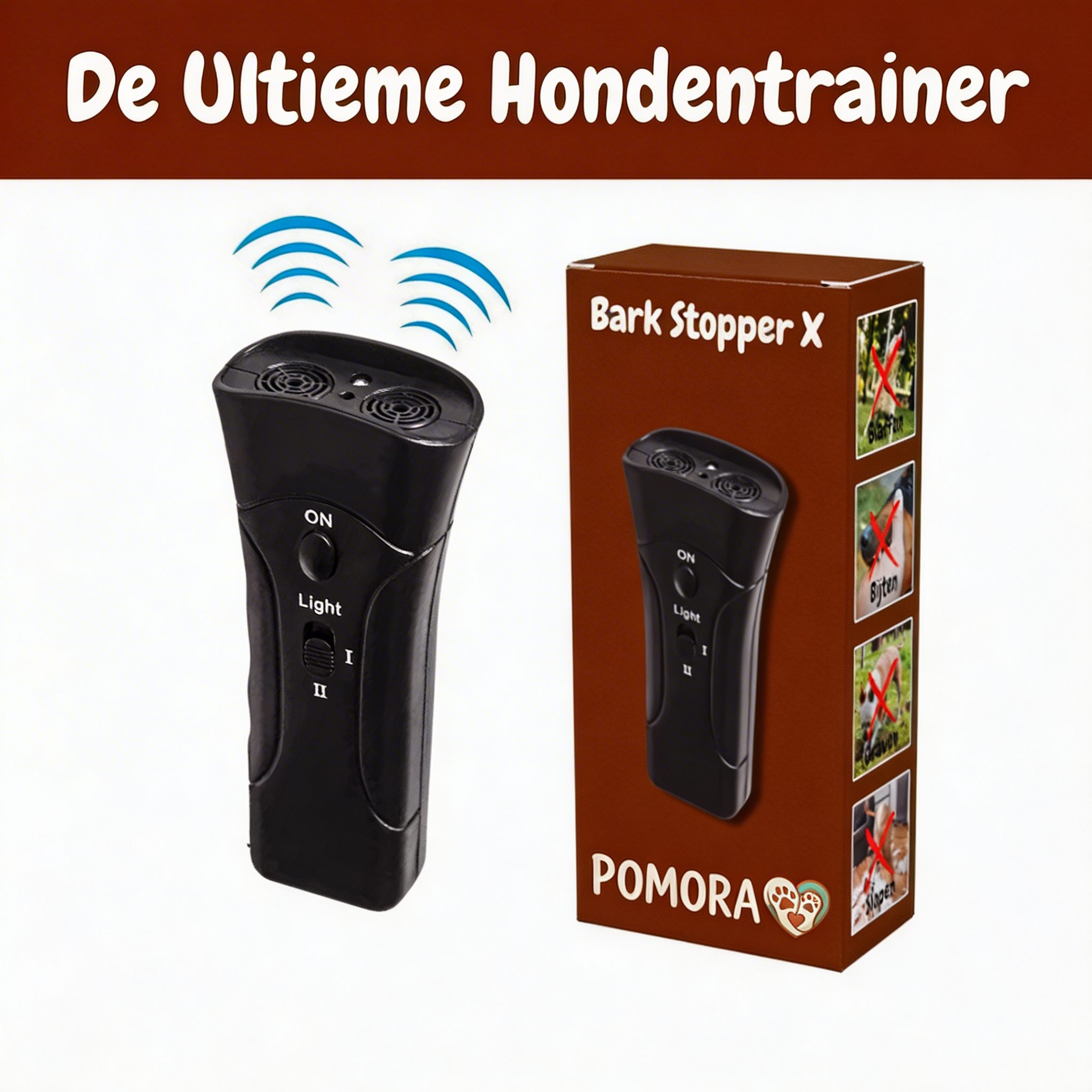 Bark Stopper X - Stopt blaffen en ander ongewenst gedrag